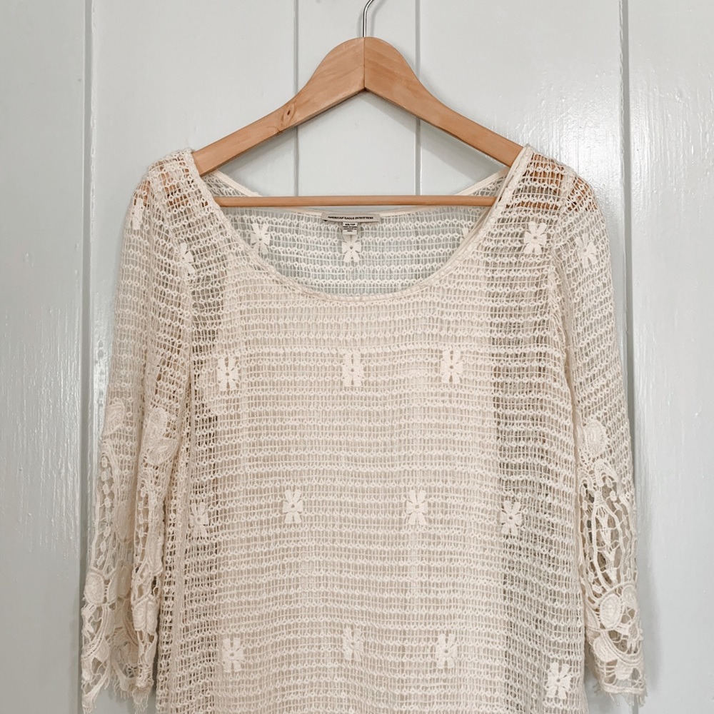 American Eagle Women’s Crotchet Summer Dress